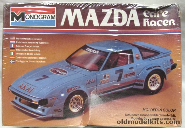 Monogram 1/24 Mazda RX-7 Cafe Racer, 2277 plastic model kit
